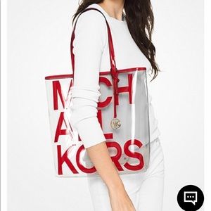 💯 % Authentic “MICHAEL KORS “Clear” Bag